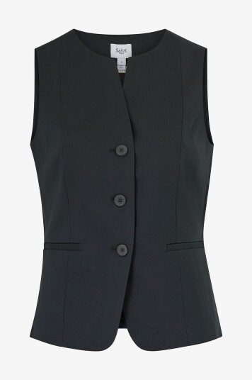 Saint Tropez Vest szMari Svart Saint Tropez Vest szMari Svart