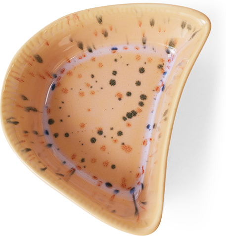HKliving Shell tapasbolle Speckled