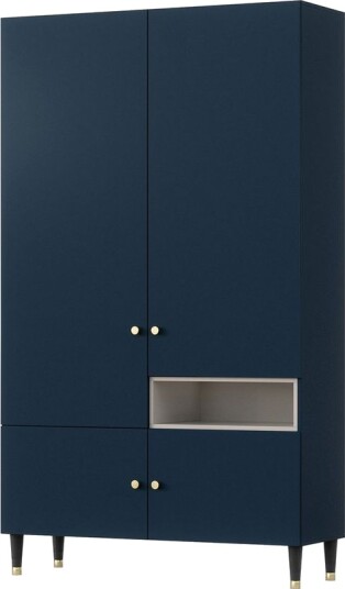 Includo Garderobe 120x205 cm - Blå