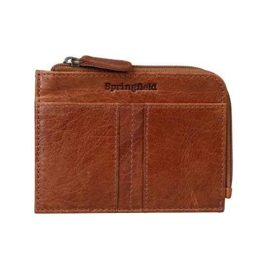 Springfield Lommebok i skinn Cognac