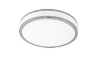 EGLO Palermo 2, LED, Ikke-utskiftbare pærer, 3000 K, 2500 lm, IP20, Kromfarget, Hvit