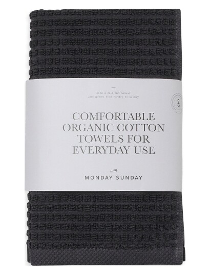 Monday Sunday Trista 2-Pack Grey Monday Sunday GREY 50X100CM
