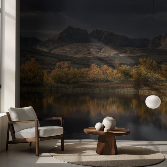 Tapet Høstfjell Refleksjoner Tapet Høstfjell Refleksjoner