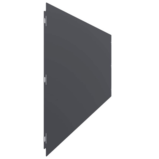vidaXL Plenkanter 20 stk antrasitt 25x103 cm kaldvalset stål