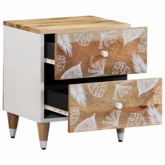 Nattbord 40x33,5x46 cm heltre mango 8721158496614