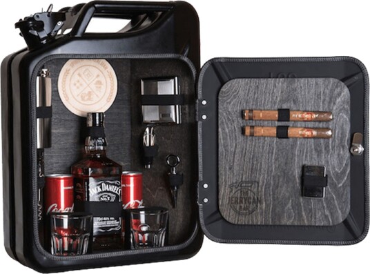 Mercader The Jerrycan Bar Spirit of The Real Man Black Mercader The Jerrycan Bar Spirit of The Real Man Black