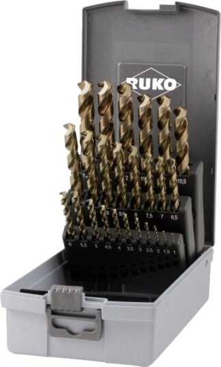Ruko 228215Ro Hsse-Co Metallspiralbor-Sett 25 Deler 1–8.5 Mm
