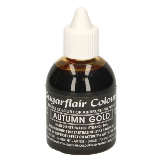 Sugarflair Airbrushfarge Høstgull 60ml 