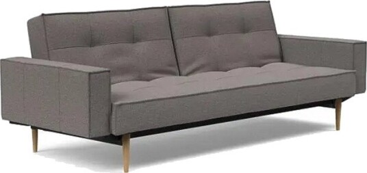 Sovesofa Splitback med Armlener & Lys Styletto ben B 2013431