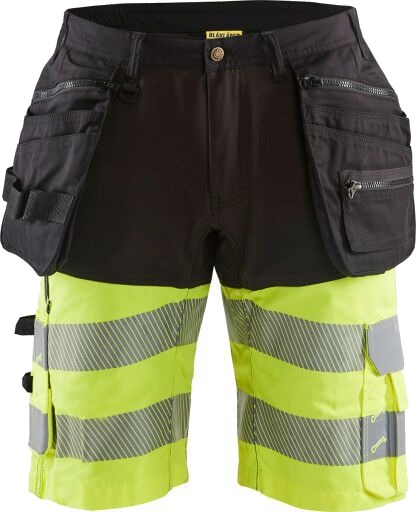 Blåkläder 159618119933C56 Synlighetsshorts med stretch svart/varselgul Str. C56 Klær Blåkläder 159618119933C56 Synlighetsshorts med stretch svart/varselgul Str. C56 Klær
