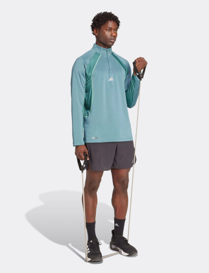 adidas Performance Tech App 1/4 Z - Blue - XXXL