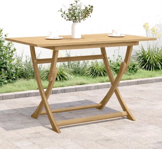Sammenleggbart hagebord 120x70x75 cm heltre akasie Sammenleggbart hagebord 120x70x75 cm heltre akasie