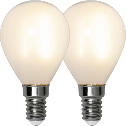 LED lampe E14 P45 Frostet 150 lm 2 pak