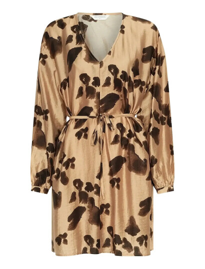 MSCH Copenhagen Mschnilla Romina Short Dress Aop - Beige - S MSCH Copenhagen Mschnilla Romina Short Dress Aop - Beige - S