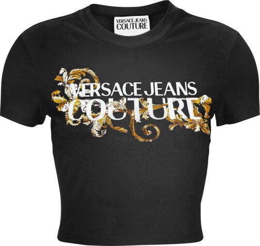 Versace Jeans Couture Dame Topper Svart M, Versace Jeans Couture Dame Topper Svart M,