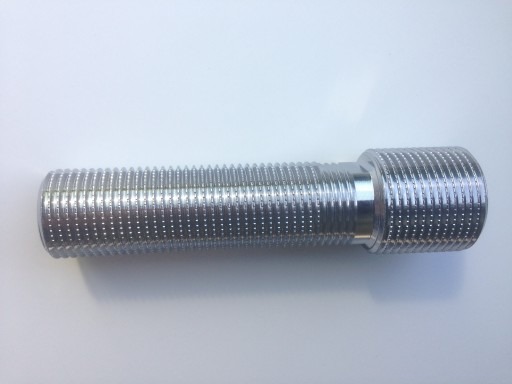3/4" x 1/2" Rett kobling 75 mm DZR