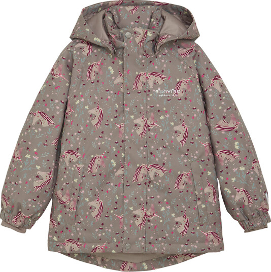 Minymo Snow Jacket Aop Brown 92