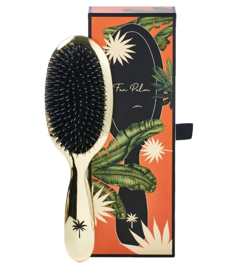 Fan Palm Boar & Nylon Brush Hollywood Medium Fan Palm Boar & Nylon Brush Hollywood Medium