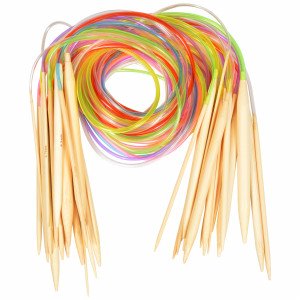 Infinity Hearts Rundpinnesett Bambus Natur/Print 100cm 2-10mm 18 stø Infinity Hearts Rundpinnesett Bambus Natur/Print 100cm 2-10mm 18 stø