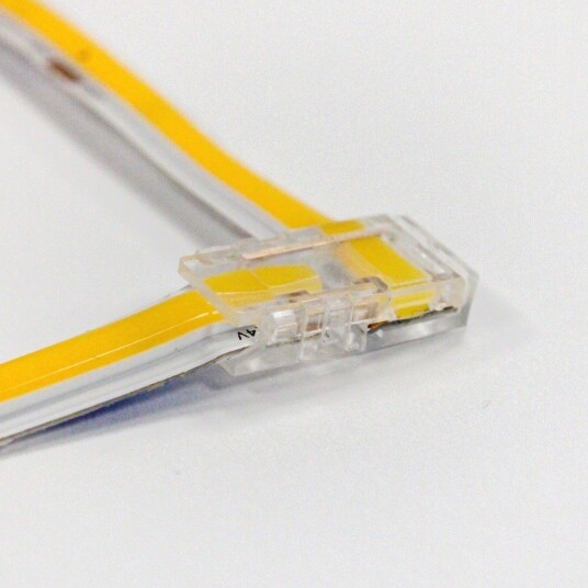 L skjøt til enkelt farget LED strips 10mm bred 12V / 24V COB