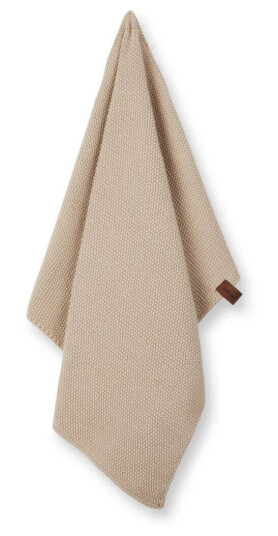 Humdakin Knitted kjøkkenhåndkle 45 x 70 cm Light stone