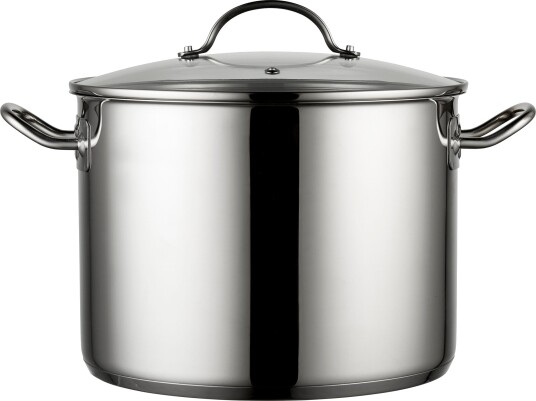 Funktion Stor Gryte 10 liter Rustfritt med Glasslokk