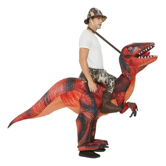 Catsson Int Group LTD Oppblåsbar Velociraptor Karnevalskostyme One size