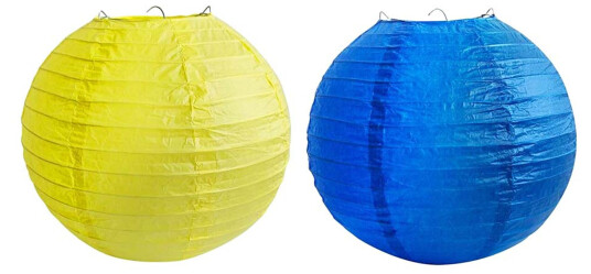 Hedlundgruppen Rislamper Blå/Gule - 2-pakning