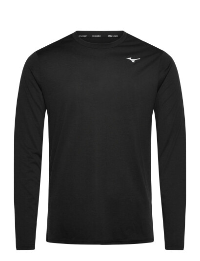 Mizuno Core Impulse Long Sleeve Tee - Black - L Mizuno Core Impulse Long Sleeve Tee - Black - L
