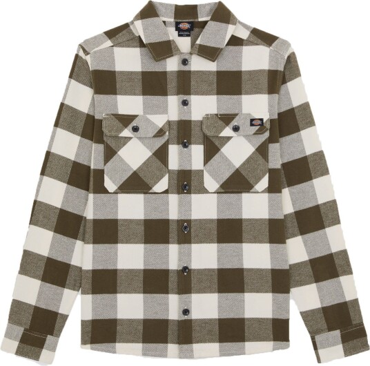 Dickies Men"s Sacramento Shirt Egret S
