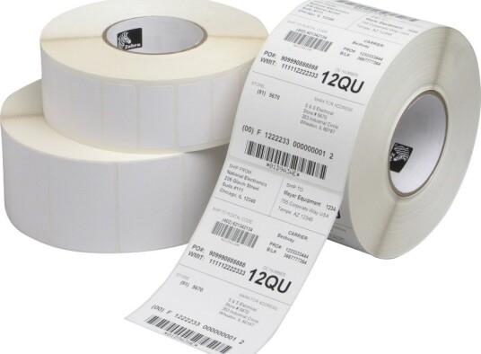 Zebra Z Perform 1000T Papir Permanent Klebemiddel 32 X 13 Mm 55800 Etikett (12