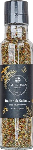 Amundsen Spesial Krydderkvern m/italiensk saltmix 160 g