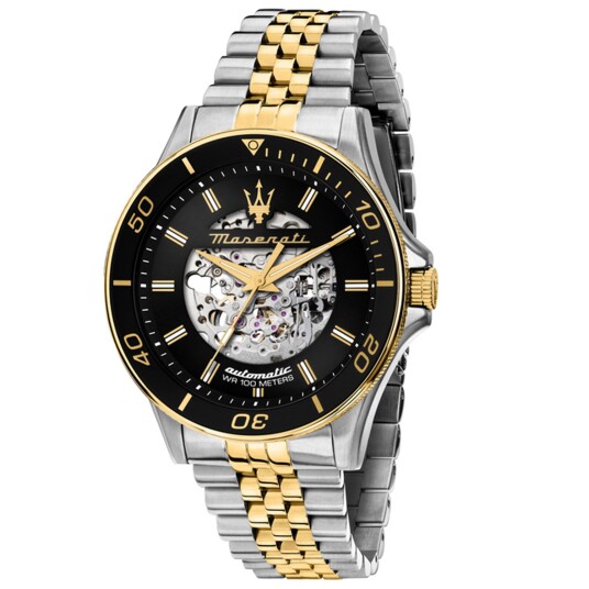 Maserati Sfida R8823140010 - Herre - 44 mm - Analog - Automatisk - Safirbelagt mineralglass