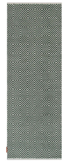 Formgatan Diamond teppe 70x200 cm Green