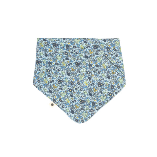 Bibs Siklesmekke X Liberty Chamomile Lawn Baby Blå Bibs Siklesmekke X Liberty Chamomile Lawn Baby Blå