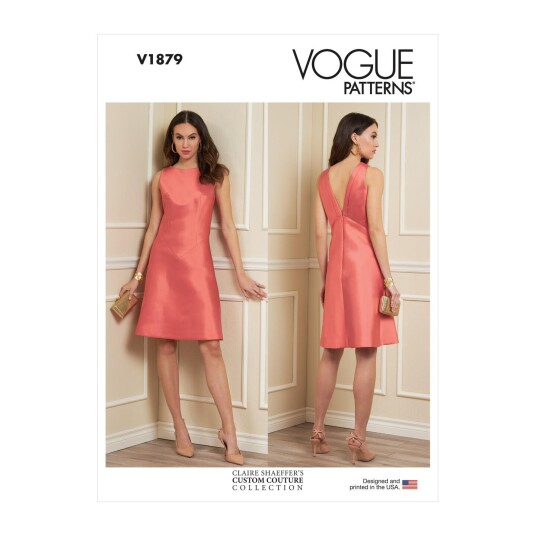 Vogue 1879 - Kjole E5 (14-16-18-20-22)