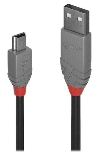 Lindy USB 2.0 Kabel 1 m Mini-USB B - Sort Lindy USB 2.0 Kabel 1 m Mini-USB B - Sort