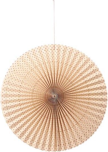 Broste Copenhagen Stella rosette adventsstjerne L Natural-pompeian red