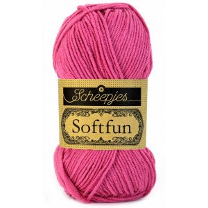 Scheepjes Softfun Garn Unicolor 2495 Pink
