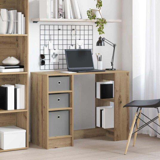 vidaXL Skrivebord Artisan Eik 100 x 40 x 75 cm Konstruert tre