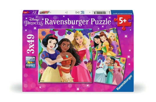 Puslespill 3x49 Disney Princess Ravensburger