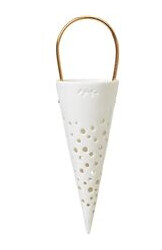 Kähler Nobili Julestrut 18,5cm Hvit Kähler Nobili Julestrut 18,5cm Hvit