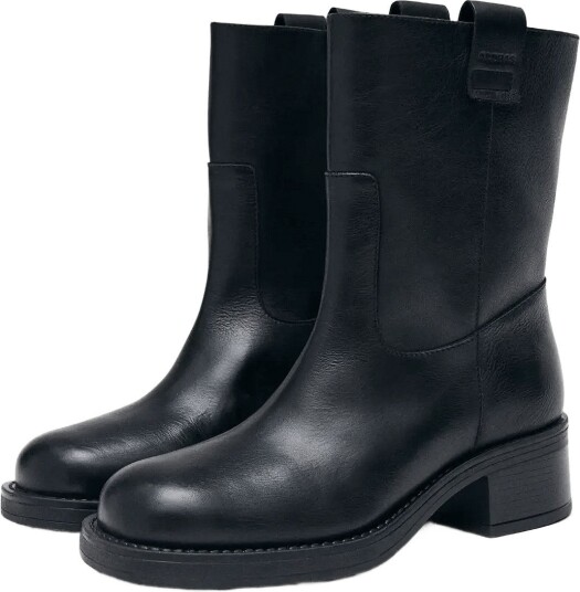 ALOHAS Rajan Vintage Effect Brown Leather Boots BLACK 39 ALOHAS Rajan Vintage Effect Brown Leather Boots BLACK 39