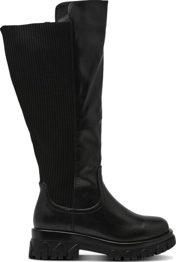 Zizzi Støvler fChantal Long Boot Svart Zizzi Støvler fChantal Long Boot Svart