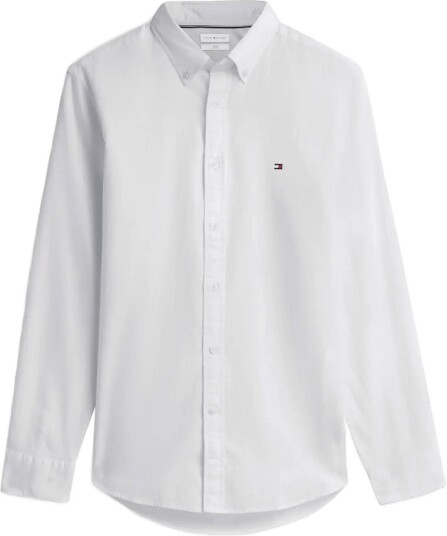 Tommy Hilfiger Flex Dobby Sf Shirt   White   M