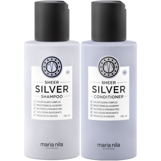 maria nila Sheer Silver Travelkit