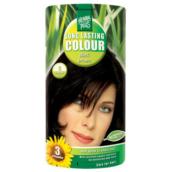 Henna Plus Henna Hårfarge Plus 3 Dark Brown Long Lasting Colour 40 ml Henna Plus Henna Hårfarge Plus 3 Dark Brown Long Lasting Colour 40 ml