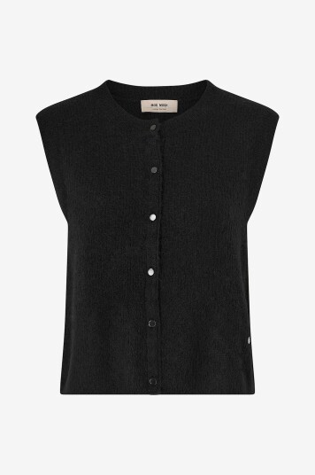 MOS MOSH   Vest mmAlmine Thora Knit Vest   Svart