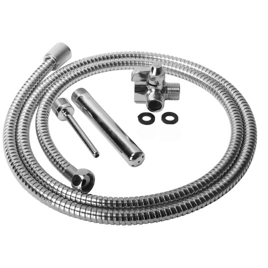 Clean Stream Shower Enema Set - Sølv - Sølv