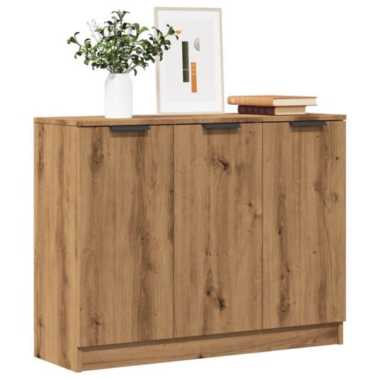 Skjenk artisan eik 90,5x30x70 cm konstruert tre 8721158441829